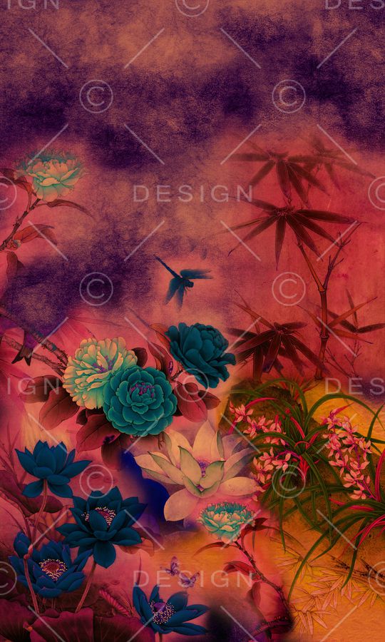 定位花印花华亿平台图片