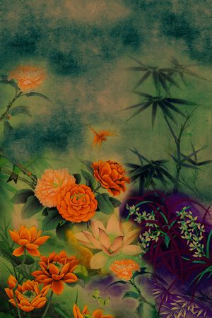 定位花印花华亿平台图片