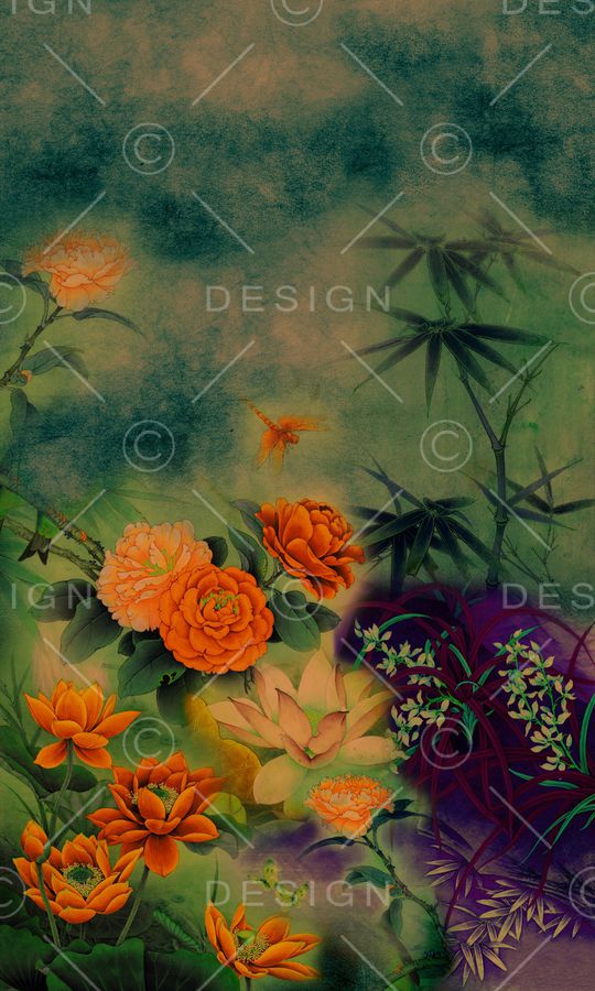 定位花印花华亿平台图片