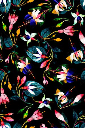 植物印花华亿平台图片