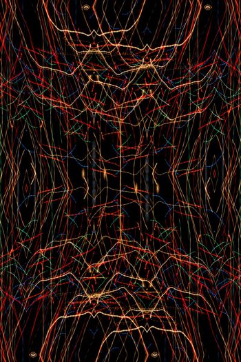 闪电条纹印花华亿平台图片