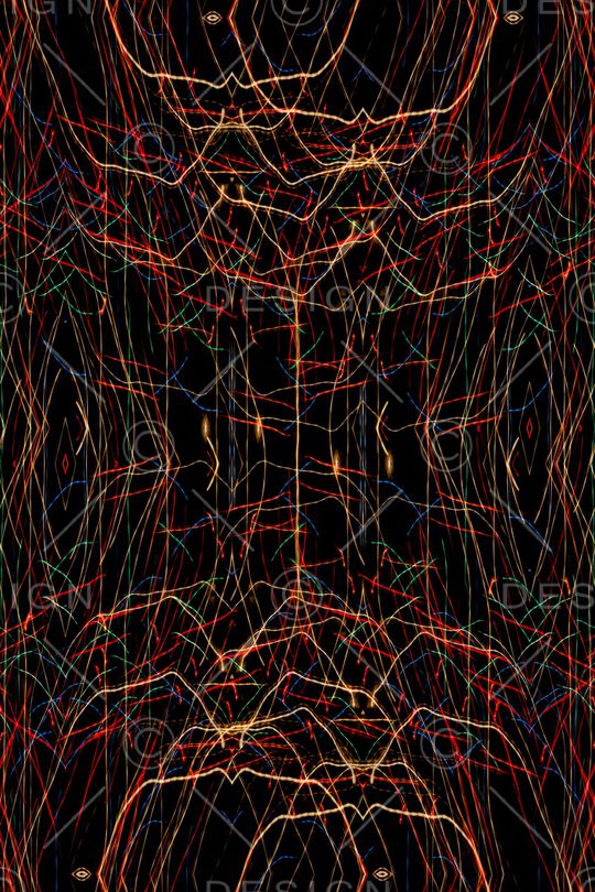 闪电条纹印花华亿平台图片