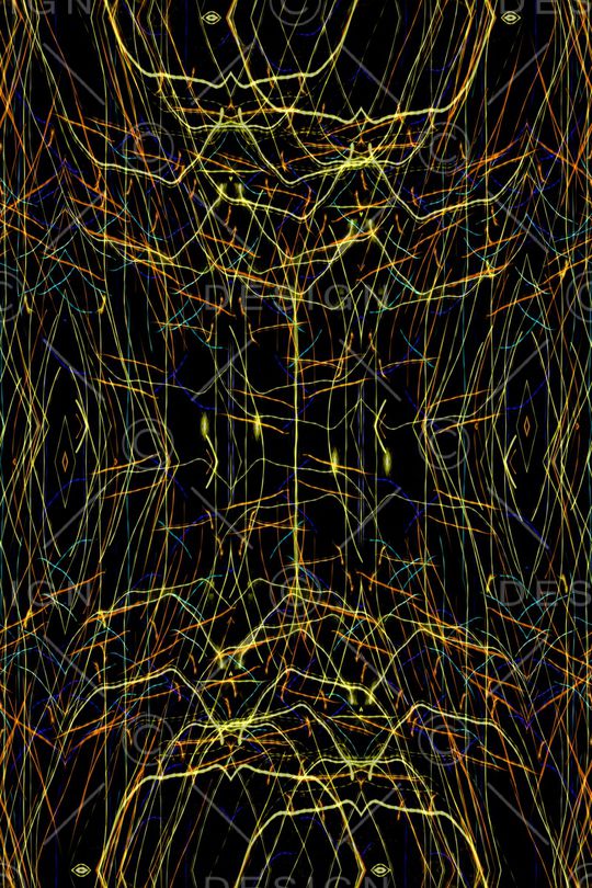 闪电条纹印花华亿平台图片