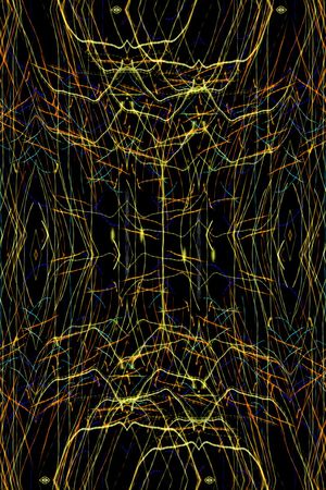 闪电条纹印花华亿平台图片