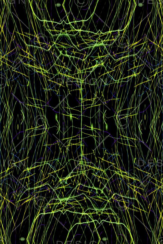 闪电条纹印花华亿平台图片