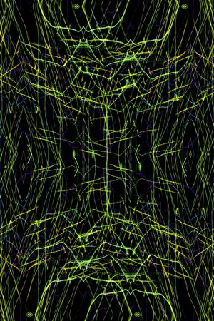 闪电条纹印花华亿平台图片