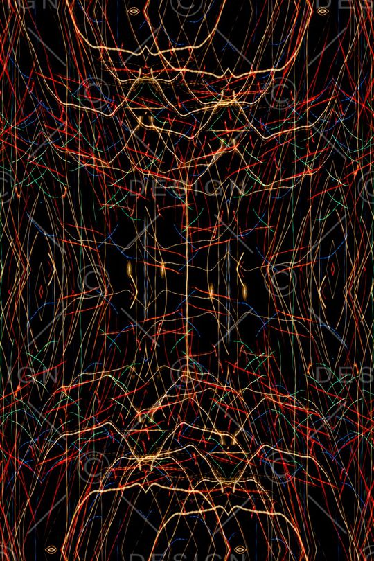 闪电条纹印花华亿平台图片