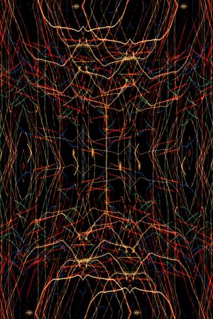 闪电条纹印花华亿平台图片