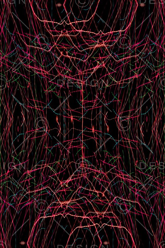 闪电条纹印花华亿平台图片