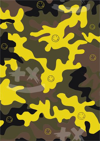 迷彩印花华亿平台图片