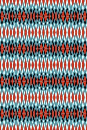 菱形色块印花华亿平台图片