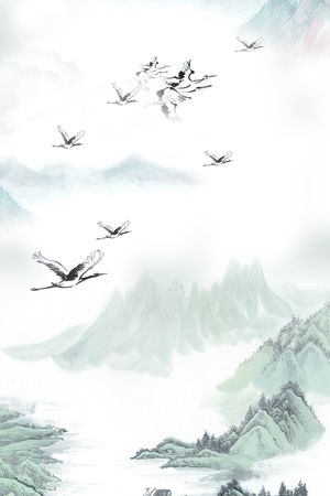 中国风印花华亿平台图片