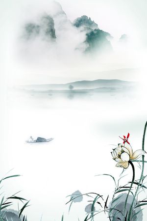 中国风印花华亿平台图片