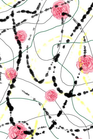 线条印花华亿平台图片