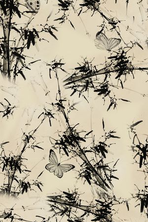 竹子印花华亿平台图片