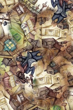 几何印花华亿平台图片