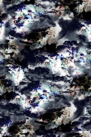 泼墨印花华亿平台图片