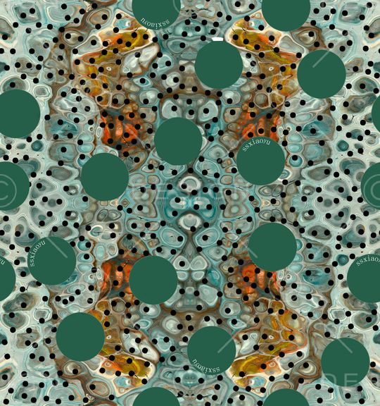 波点印花华亿平台图片