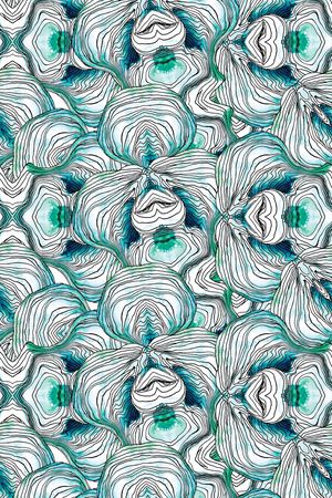 线条印花华亿平台图片