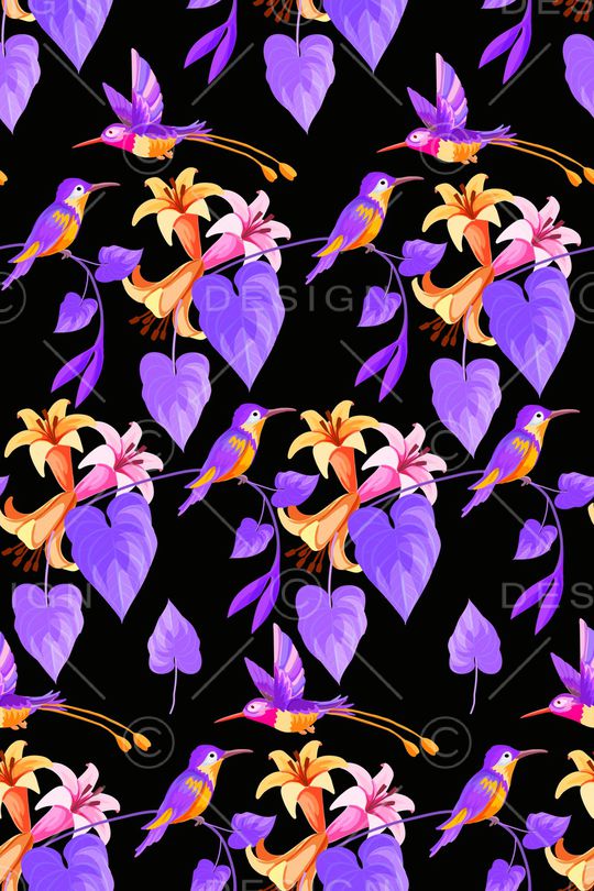 树枝印花华亿平台图片