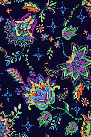 民族风印花华亿平台图片