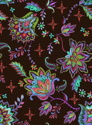 民族风印花华亿平台图片