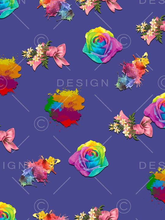 小碎花印花华亿平台图片