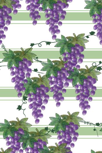 葡萄印花华亿平台图片