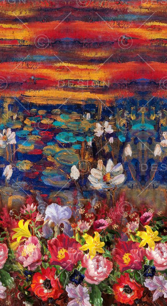 抽象印花华亿平台图片