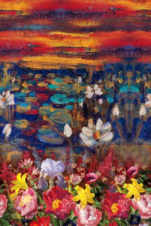 抽象印花华亿平台图片