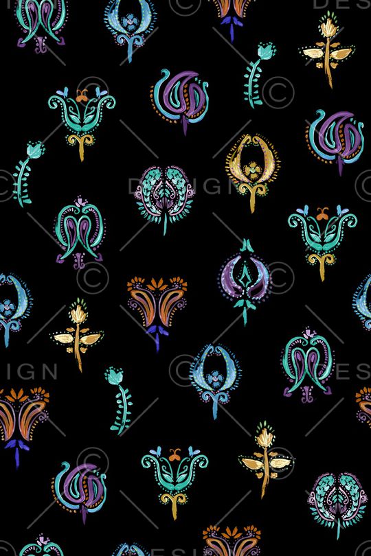 民族风印花华亿平台图片