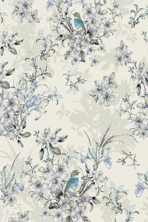 连衣裙印花华亿平台图片