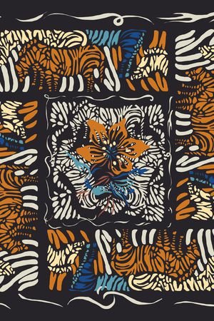 迪拜花卉印花华亿平台图片