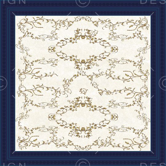 卷草印花华亿平台图片