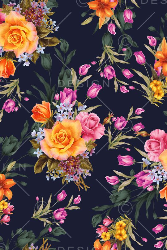 郁金香印花华亿平台图片