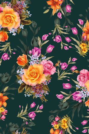 郁金香印花华亿平台图片