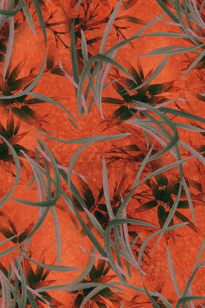 兰花印花华亿平台图片