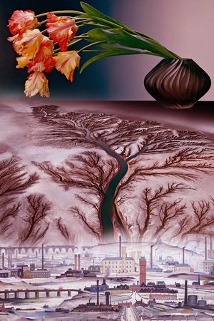 郁金香印花华亿平台图片