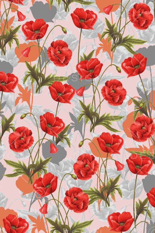 彩底花卉印花华亿平台图片