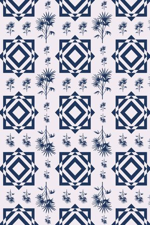 几何印花华亿平台图片