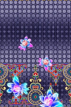 民族风印花华亿平台图片