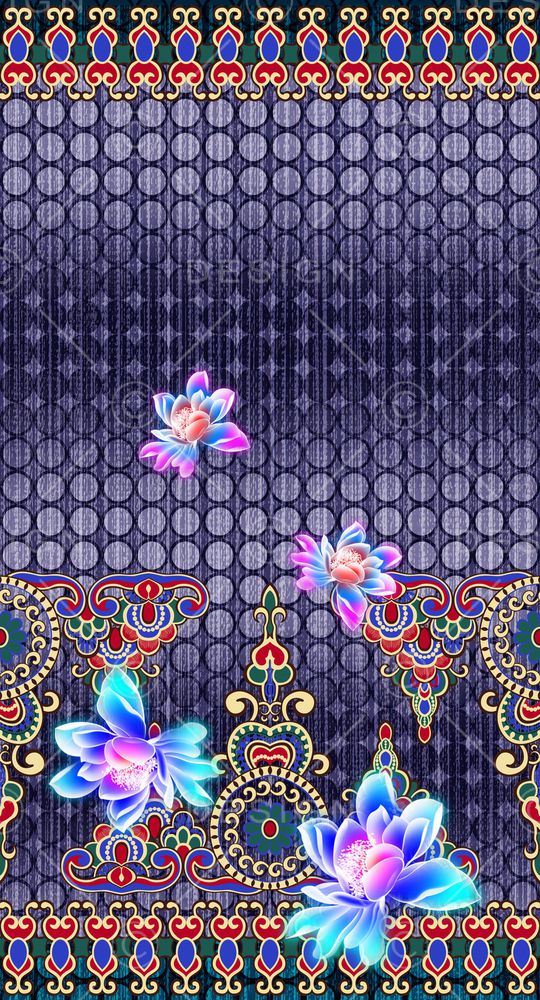 民族风印花华亿平台图片