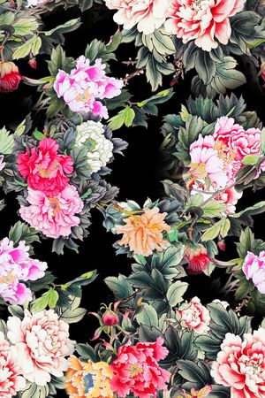 旗袍印花华亿平台图片