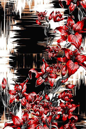 秋冬华亿平台印花华亿平台图片