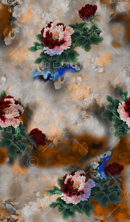 旗袍印花华亿平台图片