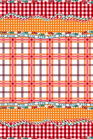 格子印花华亿平台图片