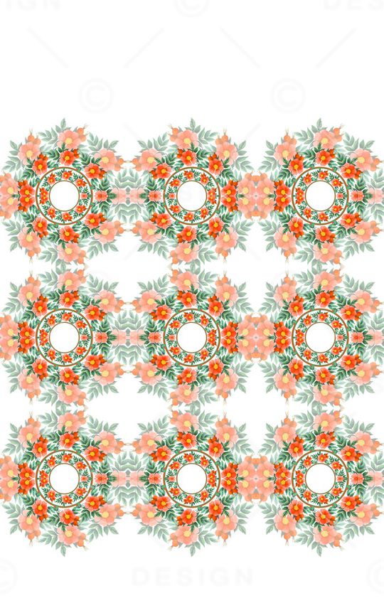 二方连续印花华亿平台图片