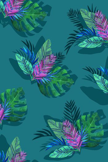 植物印花华亿平台图片