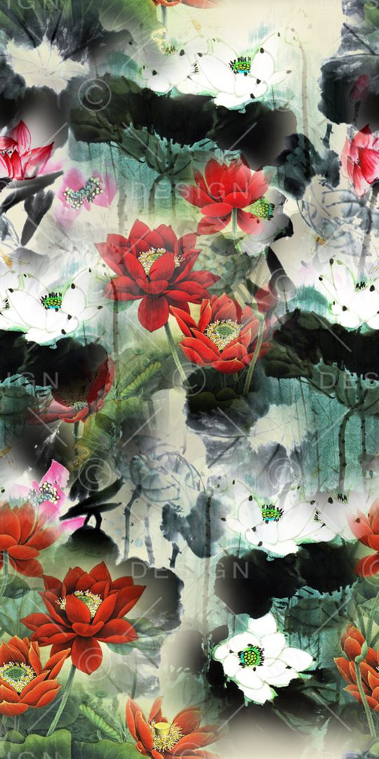 中国风印花华亿平台图片