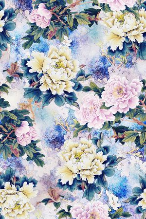 旗袍印花华亿平台图片